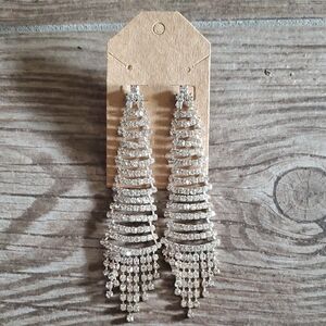 Elegant Silver Dangle Earrings